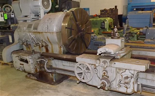 36" x 192" WICKES BROTHER ... LATHE 2-5/8" SPINDLE HOLE